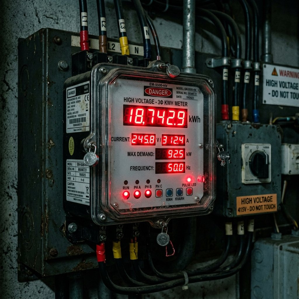 Glowing Electricity Meter